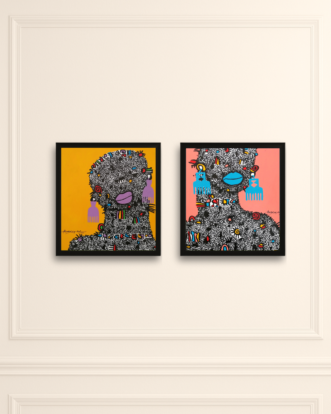 Hues and Portraits I - Giclée