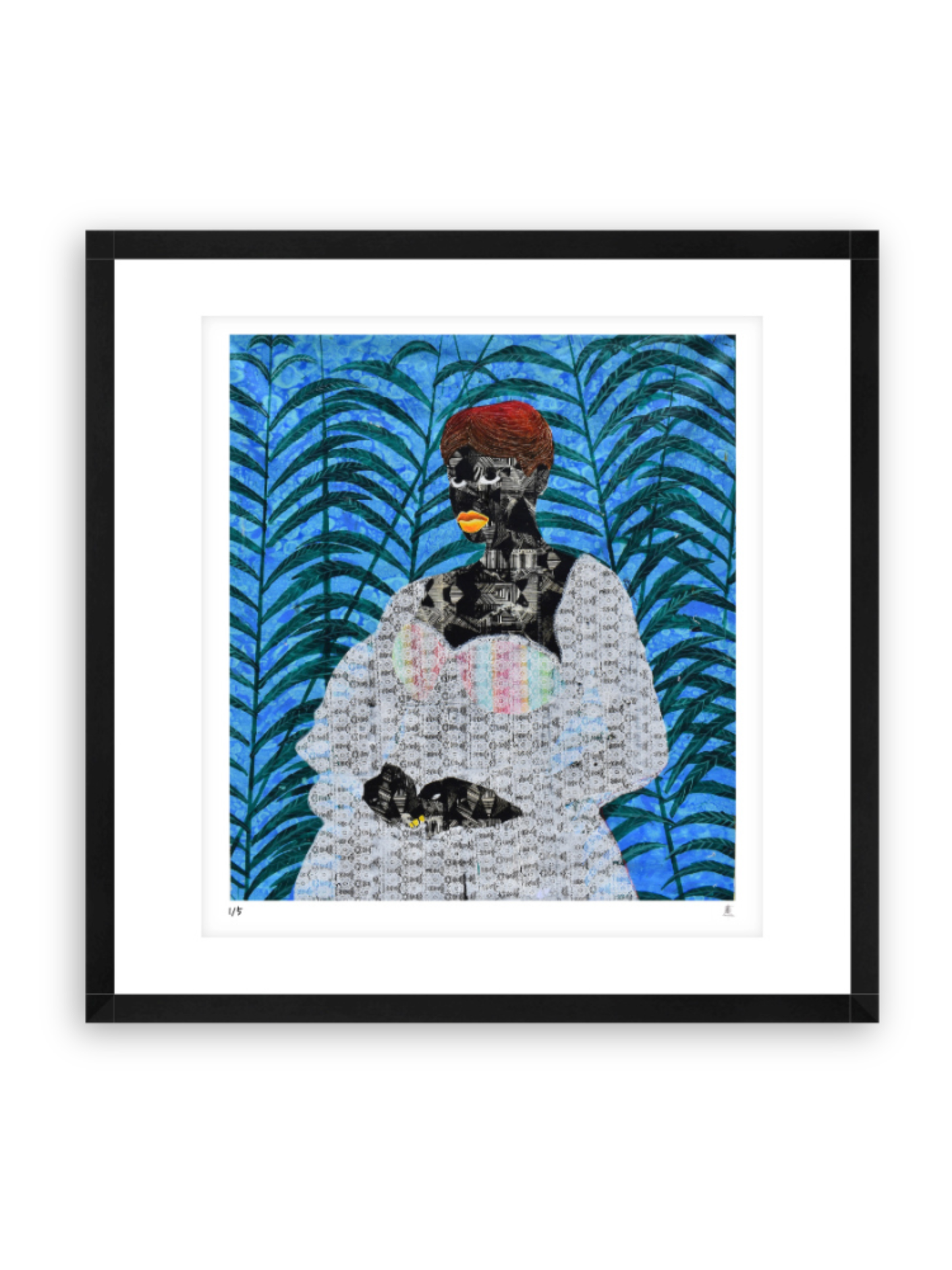 Asa - 30cm x 30cm / Black - Giclée