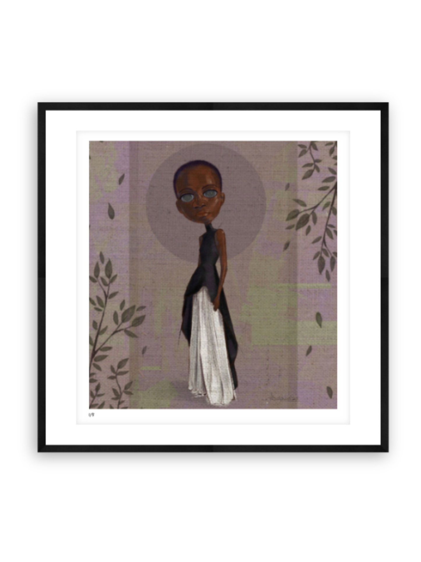 Solace - 30cm x 30cm / Black - Giclée