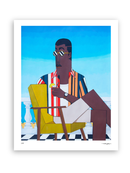 Afternoon On The Beach - 30cm x 40cm / Print only - Giclée