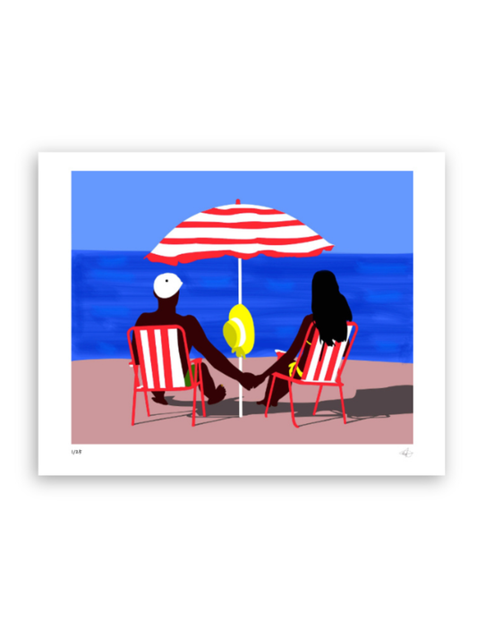 Sea View - 40cm x 50cm / Print only - Giclée