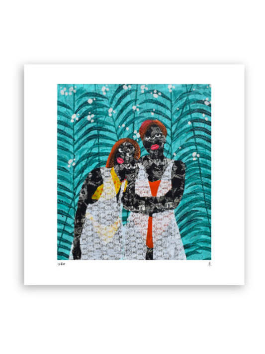 Two Girls II - Giclée